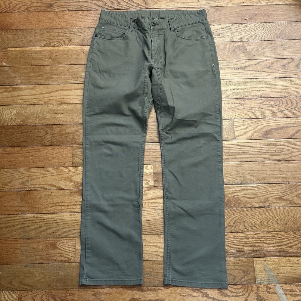 Stio Rivet Canvas Organic Cotton Stretch Travel Chino Pants 34x31